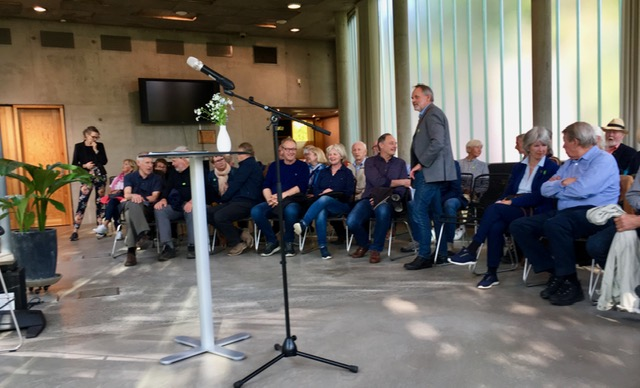 Medlemmene i Mesna og Lillehammer Rotary opplevde Bjerkebæk og utstillingen om Sigrid Undset