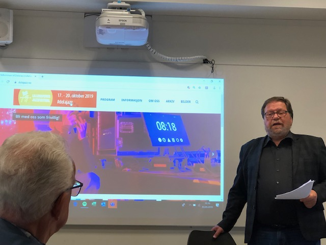 Imponerende om Døla Jazz - i Lillehammer Rotary