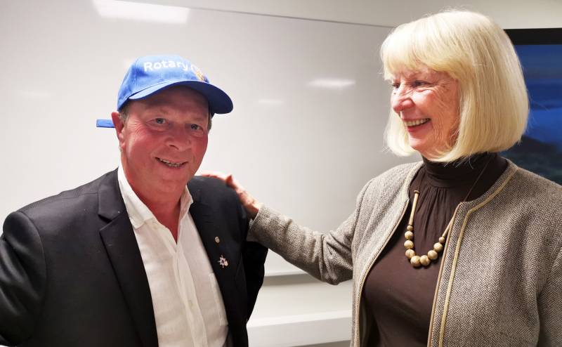 Rotaryinformasjon og opplæring i kveldens Rotarymøte