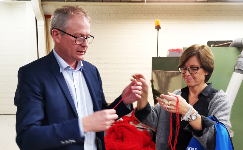 Kveldens Rotarymøte på GU - Europas ledende leverandører av møbel- og bunadstoffer.