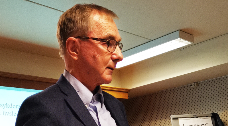 Rekordoppslutning da professor dr. med Lars Vatten snakket om temaet brystkreft på møtet til Lillehammer Rotary tirsdag kveld.