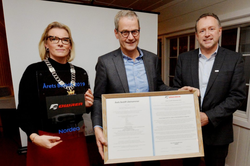 Owern AS i neste Rotarymøte 25. februar – årets bedrift i Lillehammer.