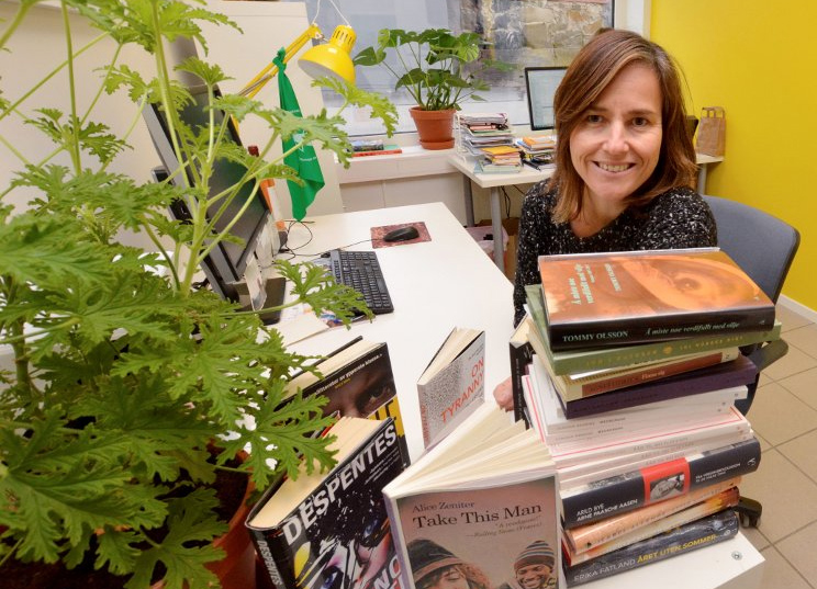 25 medlemmer i Lillehammer Rotary hørte Marit Borkenhagen om årets litteraturfestival, som ble en annerledes festival på mange måter.