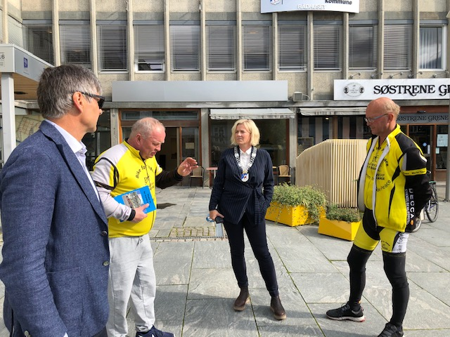 Lillehammer Rotaryklubb tok i mot Bike For Peace