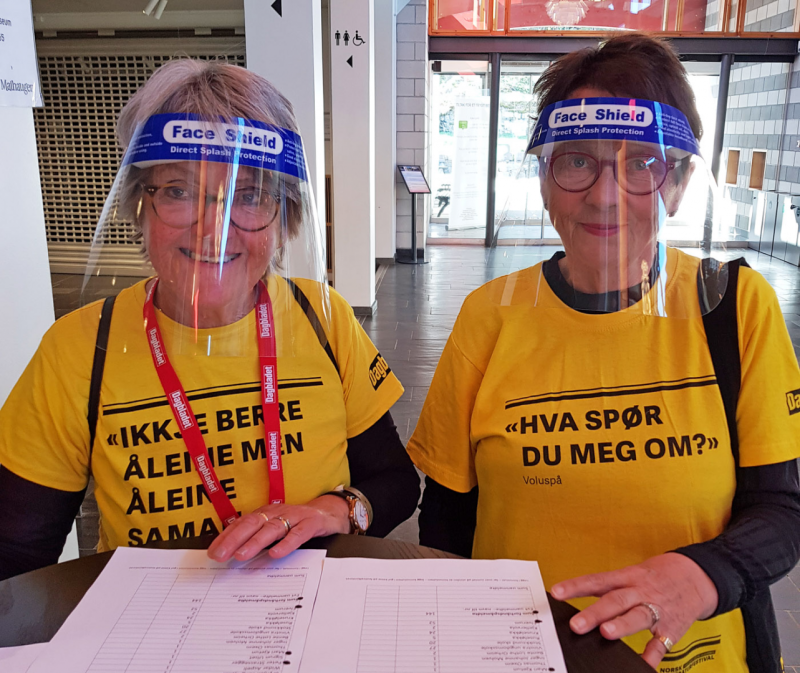 Rotaryklubben har frivillige på Litteraturfestivalen