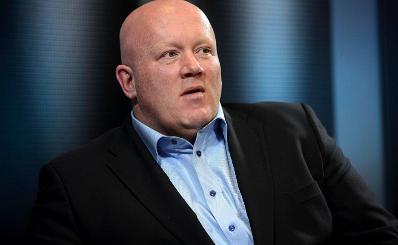 Peer Jacob Svenkerud, rektor ved HINN, i Lillehammer Rotaryklubb 23. november;