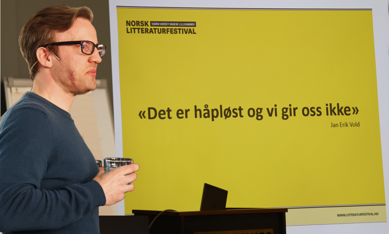 Flere enn 20 medlemmer i Lillehammer Rotaryklubb deltar i år som frivillige i Litteraturfestivalen.