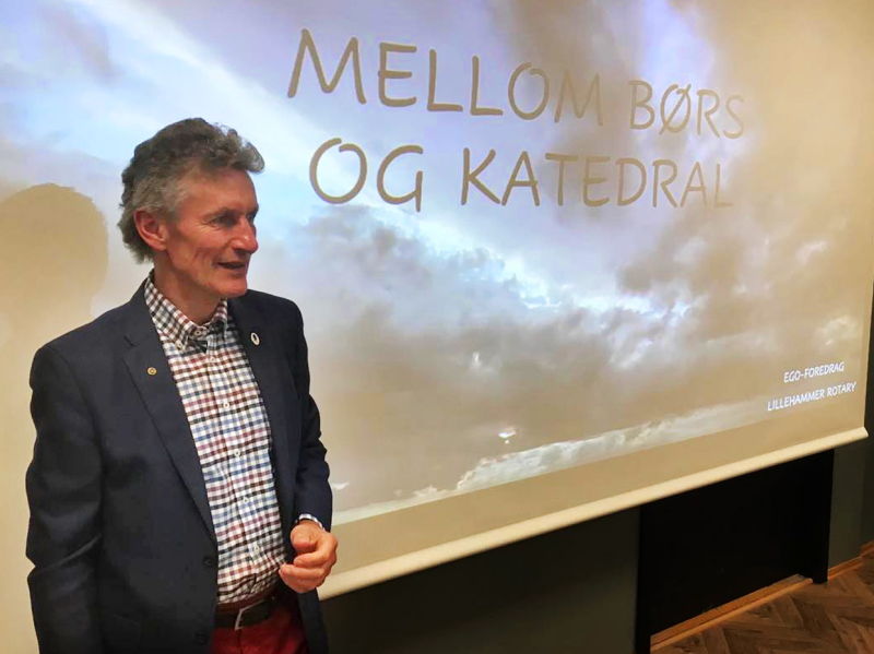Thor Svegården med spennende EGO-foredrag med tittel «Mellom børs og katedral».