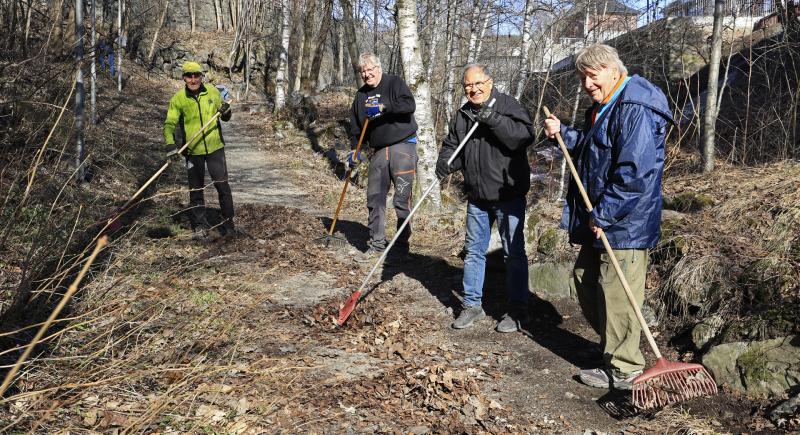 Vårdugnad langs Mesna kultursti