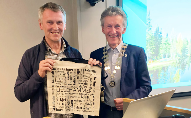 Glommen og Laagens Brukseierforenings (GLB) i Lillehammer Rotary tirsdag kveld.