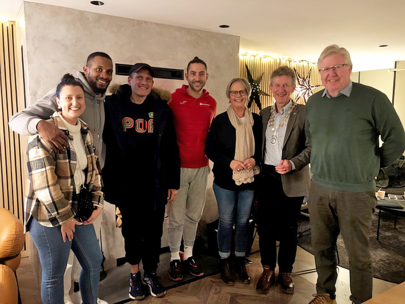 Celebert besøk fra Rotaryklubben i Annecy.