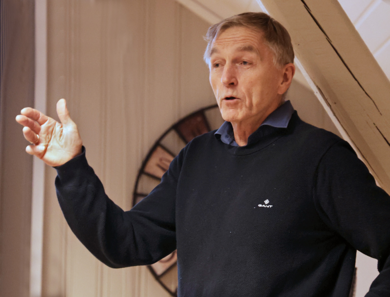 Interessant og spennende om utbygging av strømnettet og planlegging av nettstasjon i Lillehammer Rotary tirsdag kveld.