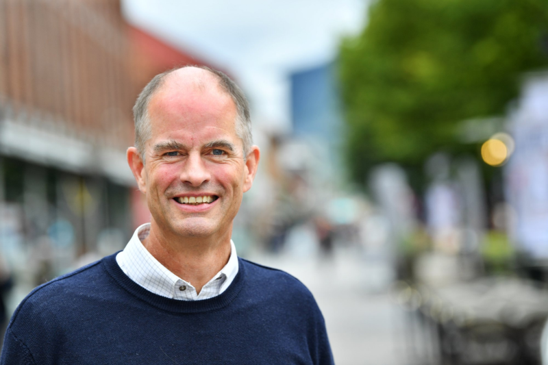 Ordfører Hans Olav Sundfør i Lillehammer Rotary tirsdag 9. april