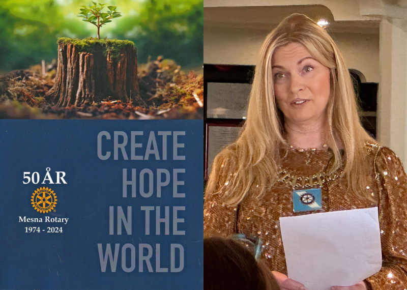 Mesna Rotaryklubb feiret 50 årsjubileum sist lørdag.