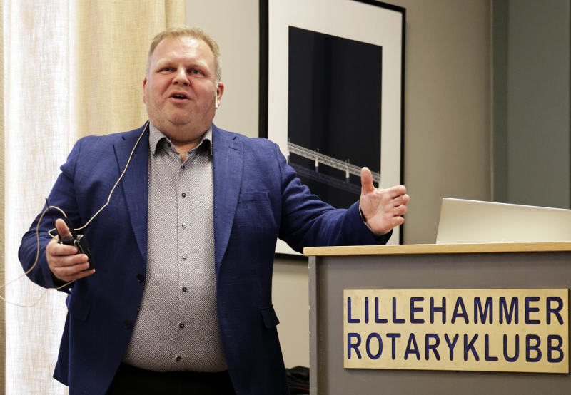 Nyhet om endret organisering av reiselivet i distriktet I Rotarymøtet tirsdag kveld.