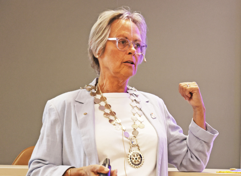 Nytt Rotaryår startet med presidentens møte 20. august