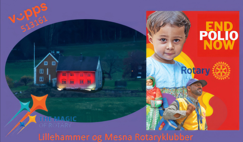 Hjelp Rotary med å utrydde polio nå!
