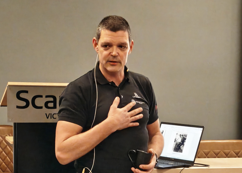 Veien fra vandrerhjem til fullservicebedrift på Stasjonen i Lillehammer Rotary tirsdag kveld.