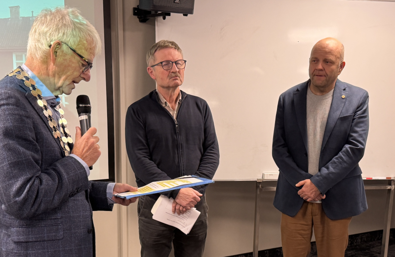 Inge Hermannrud nytt medlem i klubben.